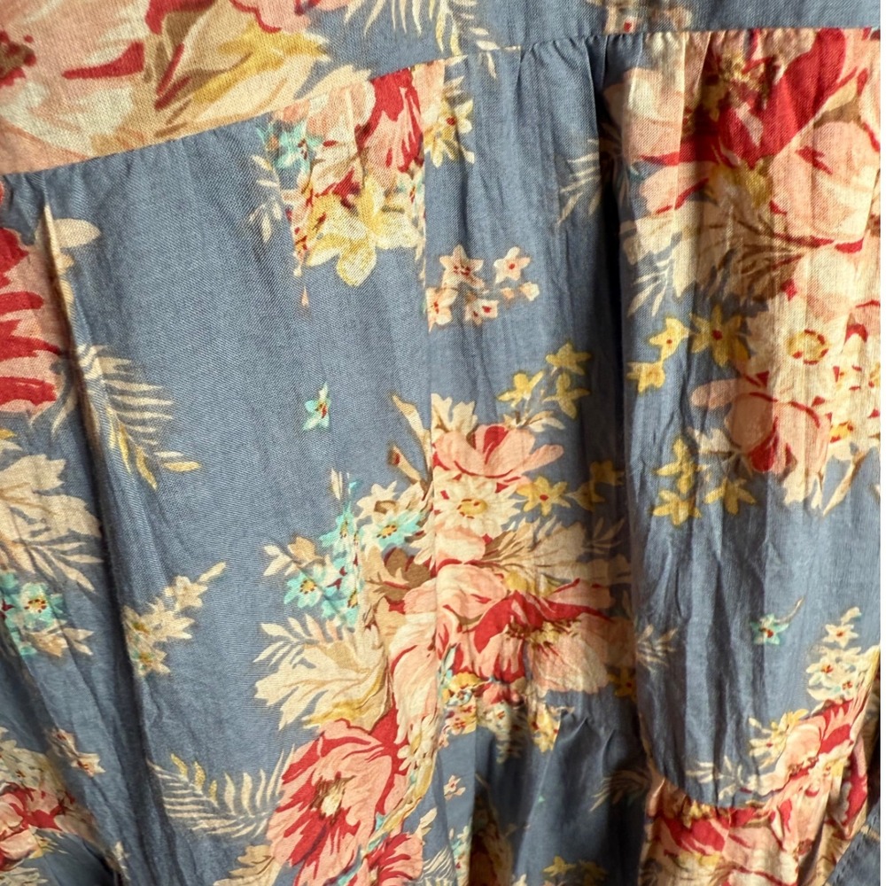 April Cornell Floral Midi Dress Cottagecore Garden Sundress Womens plus size 3X - Picture 9 of 12